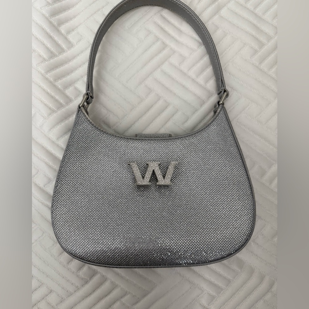 alexander wang collection crystal glitter handbag
